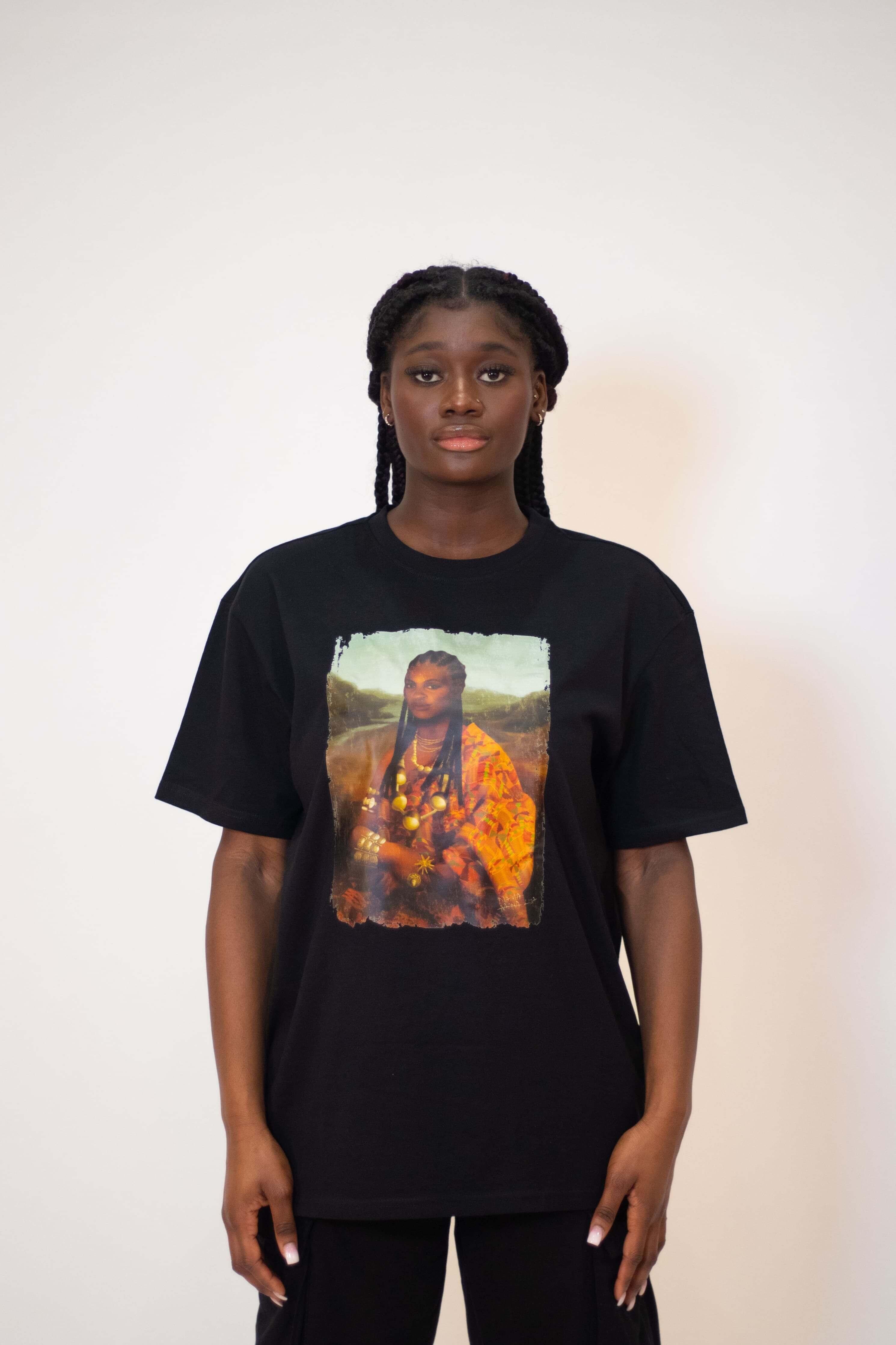 Mama Lisa Heavy Tee Women in Black – Urbeon