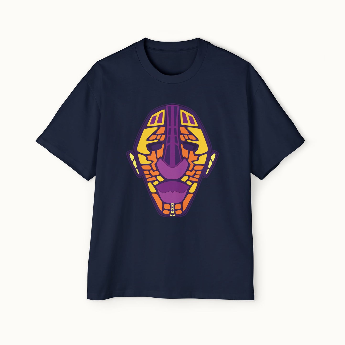 Adinkra Mask Pt.1 Heavy Oversized Tee