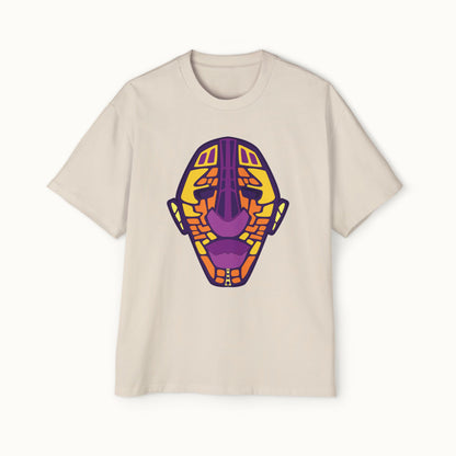 Adinkra Mask Pt.1 Heavy Oversized Tee