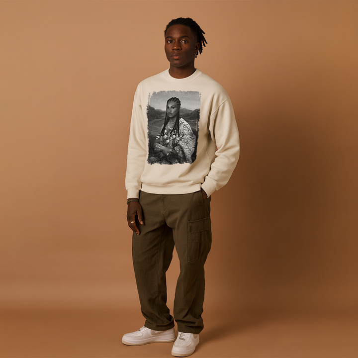 Mama Lisa Monochrome Heavy Blend™ Sweatshirt