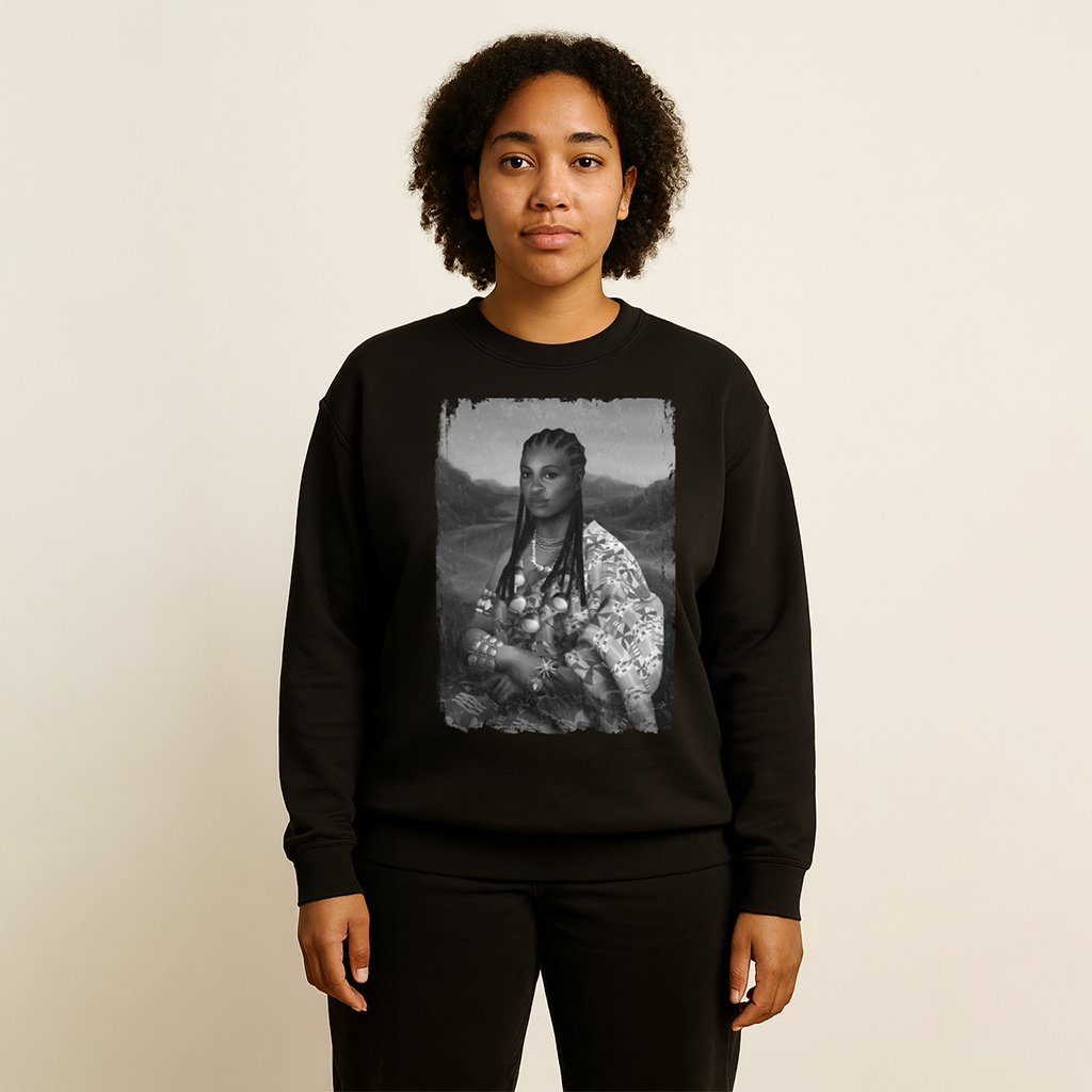 Mama Lisa Monochrome Heavy Blend™ Sweatshirt