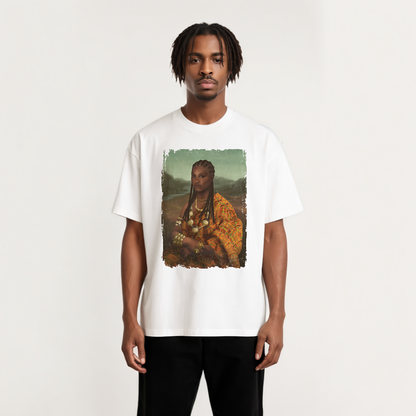 Mama Lisa Colored Heavy Oversized Tee