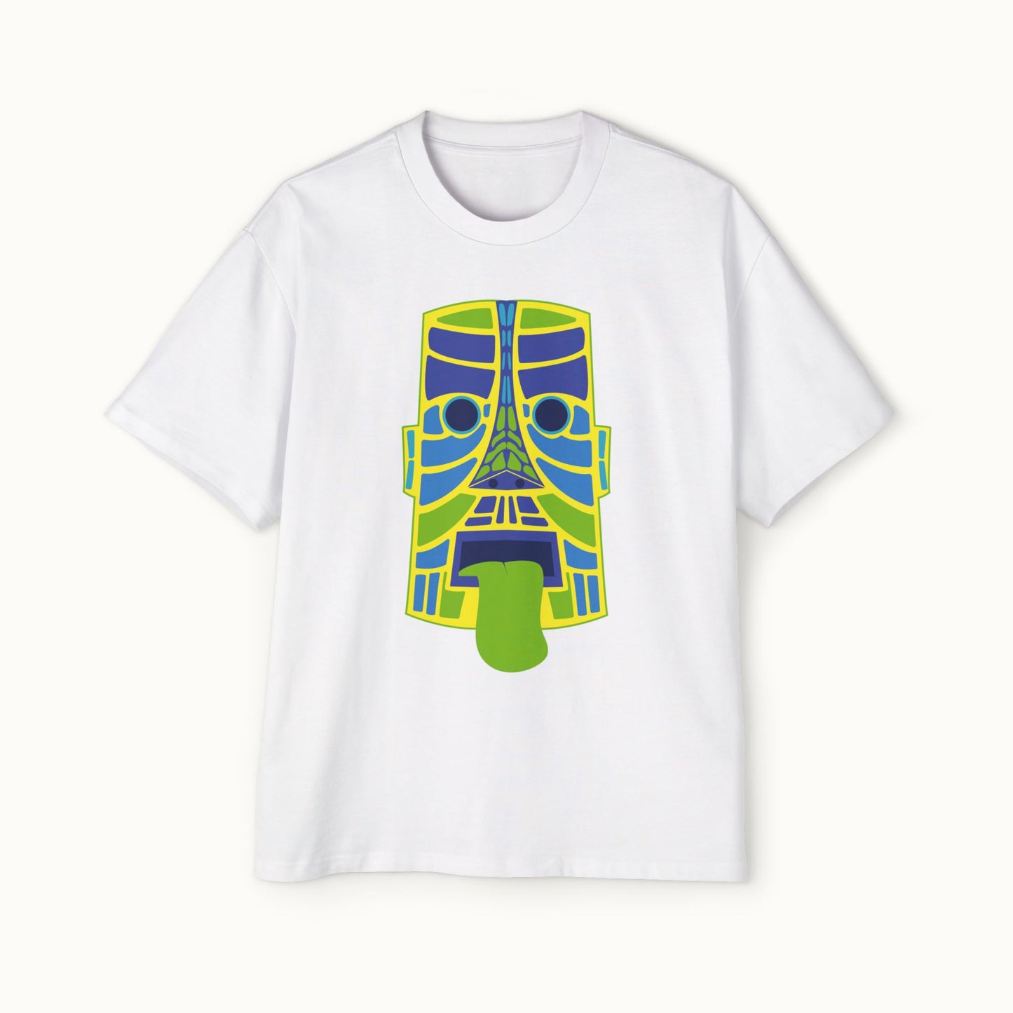 Adinkra Mask Pt.2 Heavy Oversized Tee