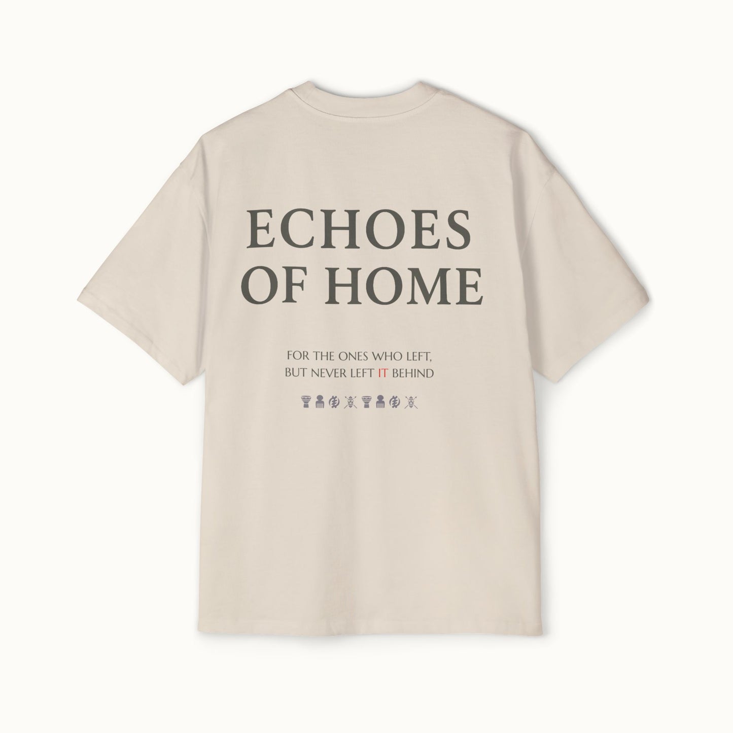 Echoes Heavy Oversized Tee