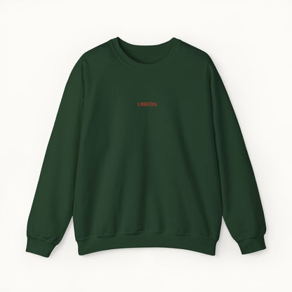Mama Lisa Monochrome Heavy Blend™ Sweatshirt Back Print