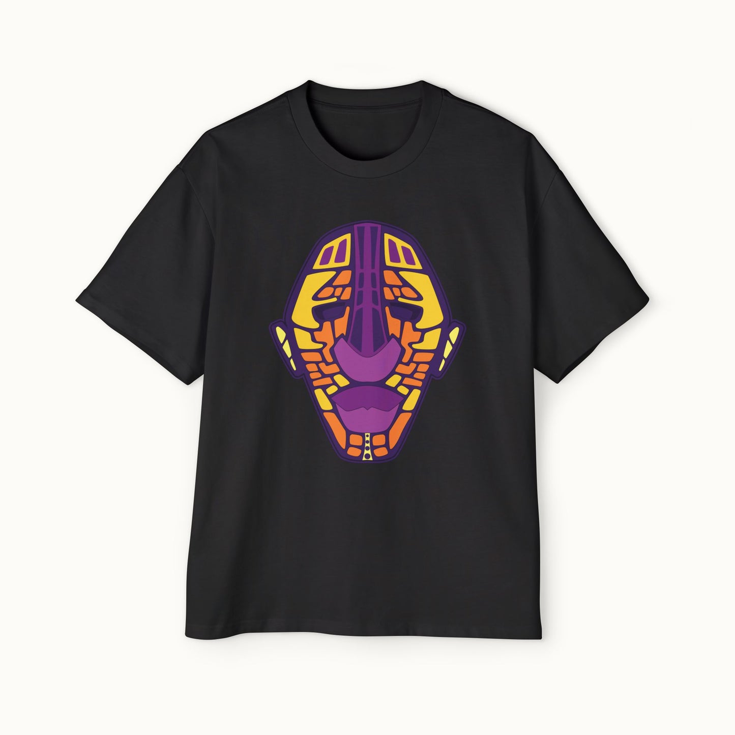 Adinkra Mask Pt.1 Heavy Oversized Tee