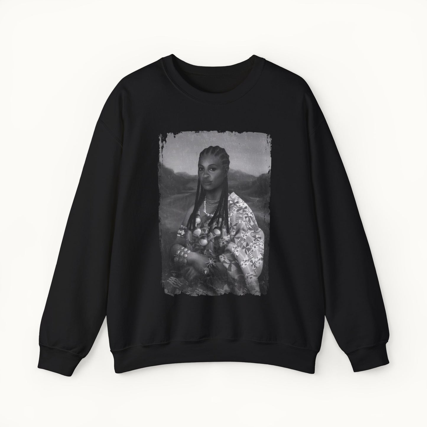 Mama Lisa Monochrome Heavy Blend™ Sweatshirt
