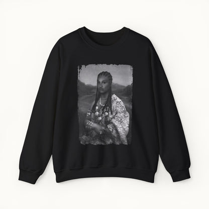 Mama Lisa Monochrome Heavy Blend™ Sweatshirt