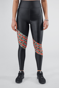 Bogolan Nicht durchsichtige Sport Leggings