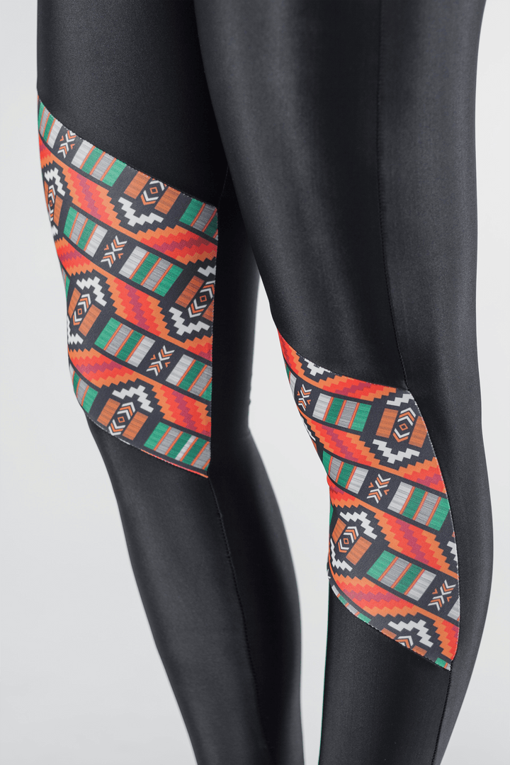 Bogolan Nicht durchsichtige Sport Leggings