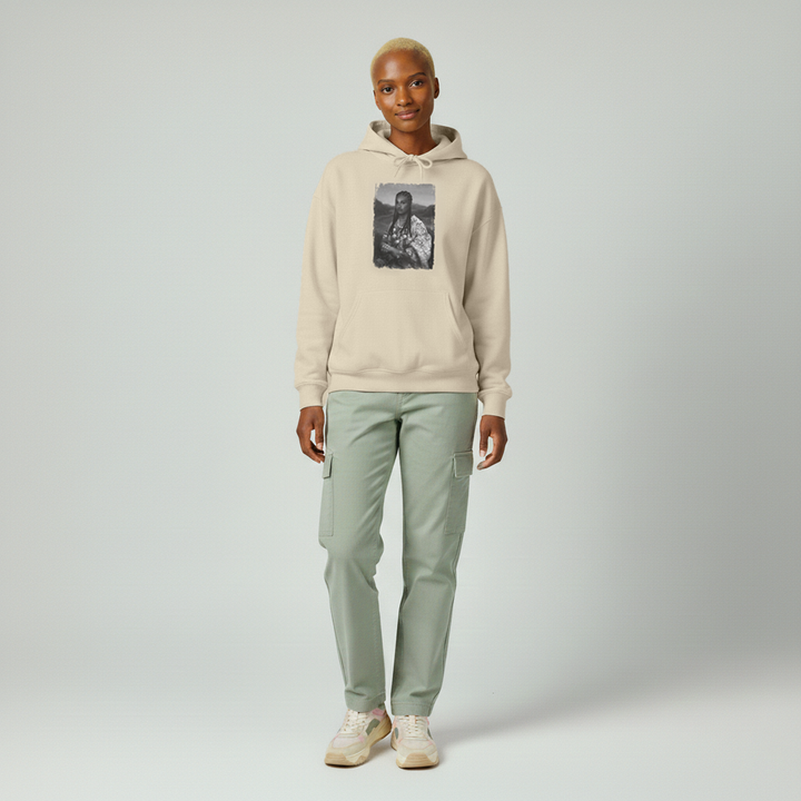 Mama Lisa Monochrome Heavy Blend™ Hoodie