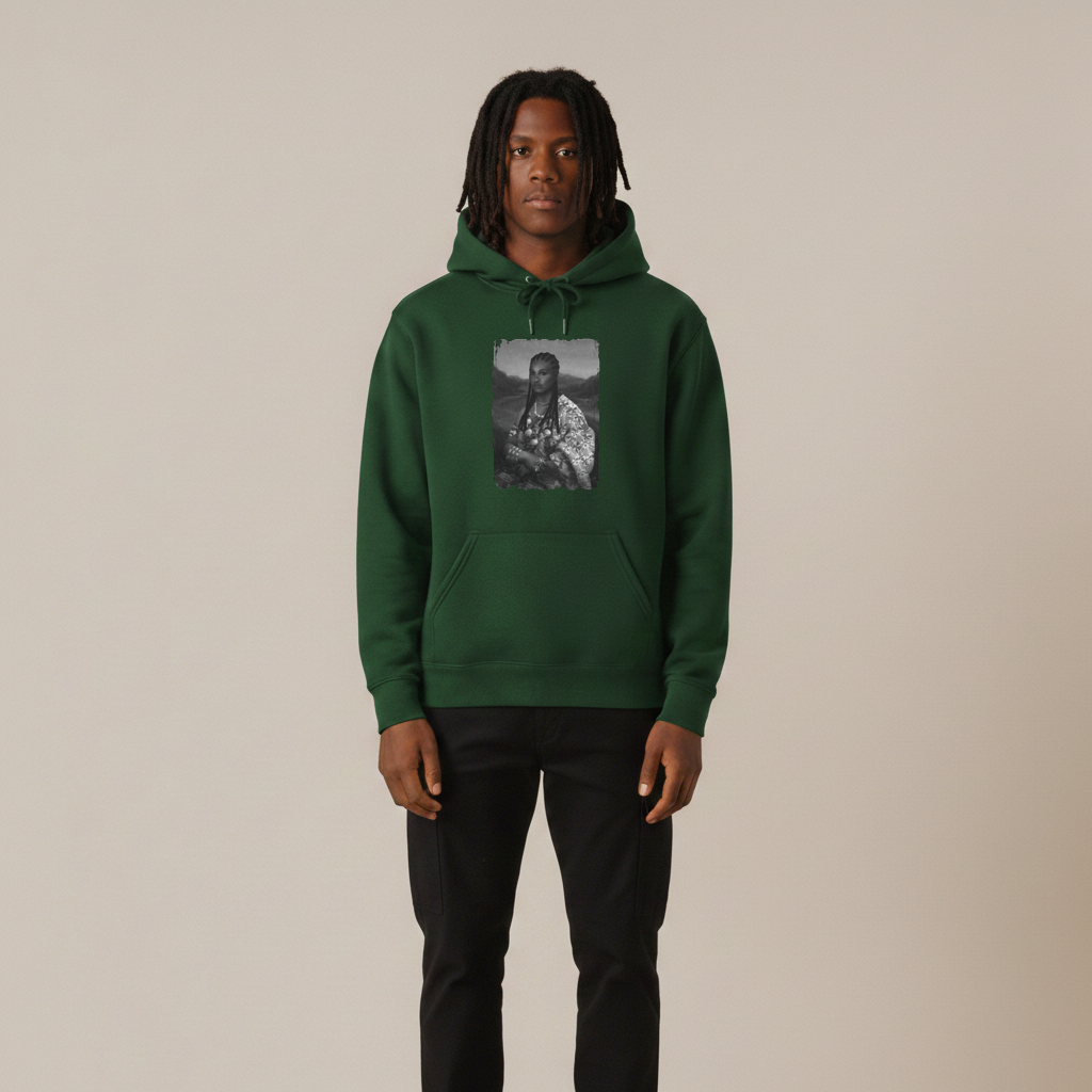 Mama Lisa Monochrome Heavy Blend™ Hoodie