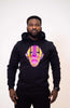 Sue Adinkra Hoodie Herren in Schwarz