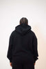 Brave Oversized Hoodie Herren in Schwarz