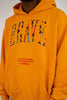 Brave Oversized Hoodie Herren in Orange