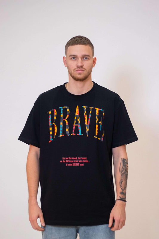 Brave Heavy Tee Herren in Schwarz