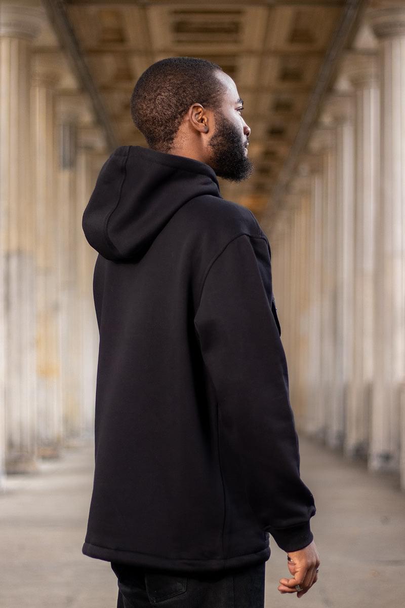 Herren Avoque Hoodie in Schwarz
