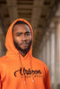 Men Kente Hoodie in Sunflower Orange