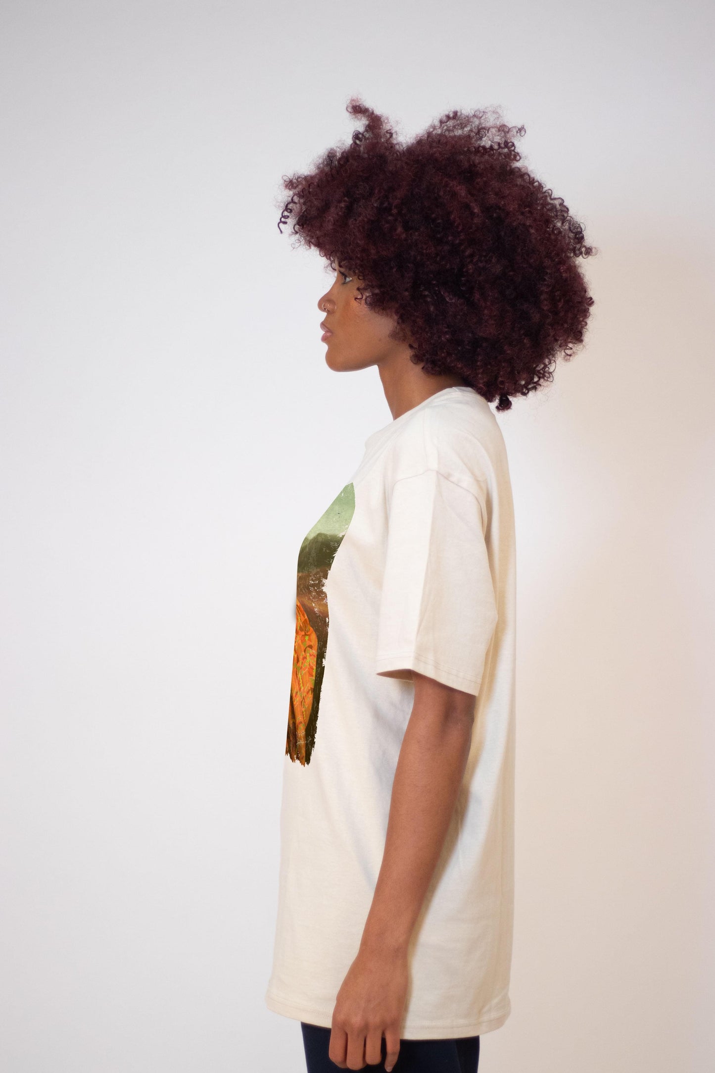 Mama Lisa Heavy Tee Damen in Sand