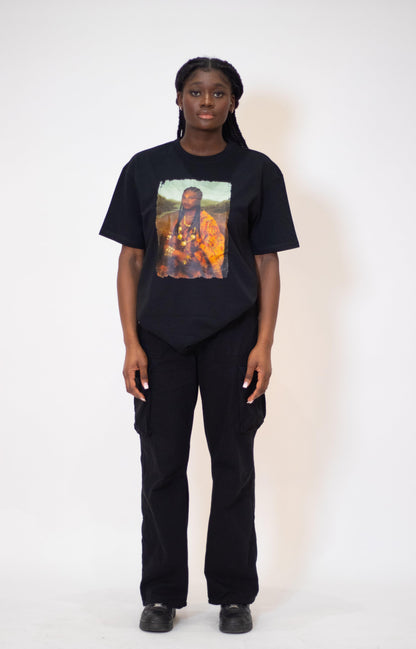  Mama Lisa Heavy Tee Damen in Schwarz