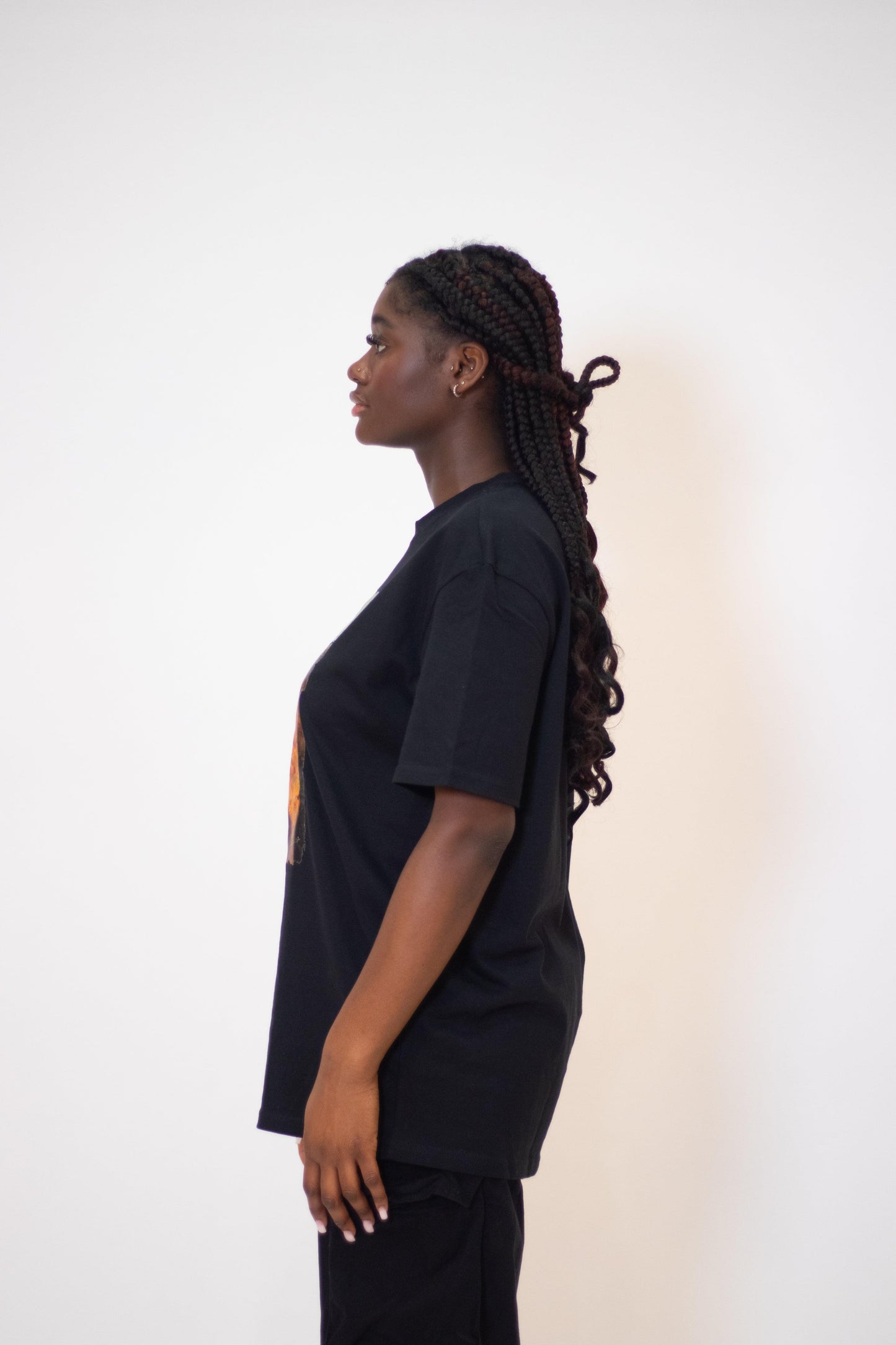  Mama Lisa Heavy Tee Damen in Schwarz