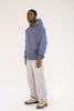 Mama Lisa Oversized Hoodie Herren in Vintage Blau