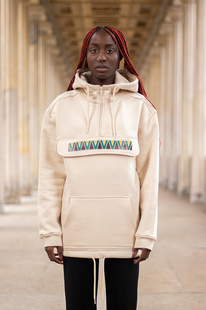 Damen Avoque Hoodie in Sand