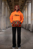 Women Kente Hoodie in Sunflower Orange