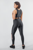 Bogolan Nicht durchsichtige Sport Leggings und BH